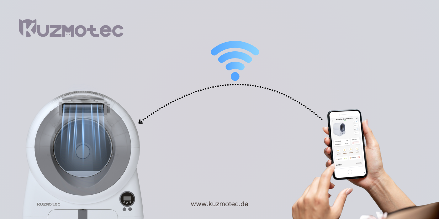 Kuzmotec APP Bedienungsanleitung für das Katzentoilette