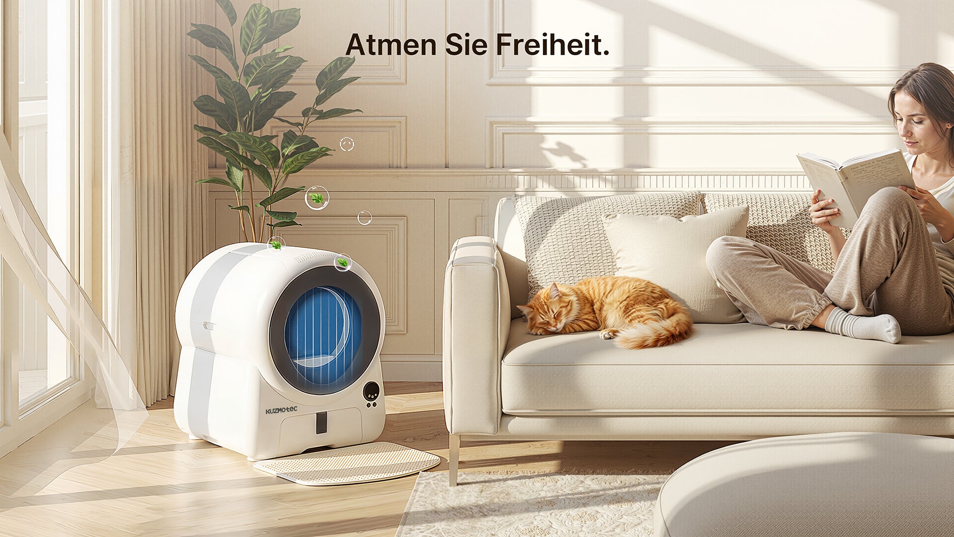 Charakat Bau | Smarte Selbstreinigende Katzentoilette