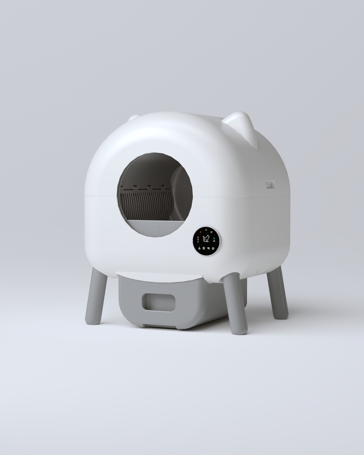 CozyClean Lite – Frontansicht in Weiß