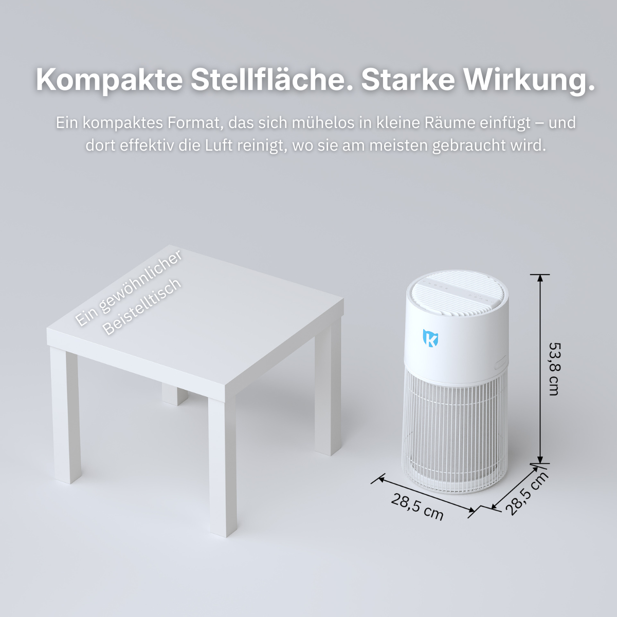 AirGuard 1 Anti-Allergen-Luftreiniger für Haustiere size