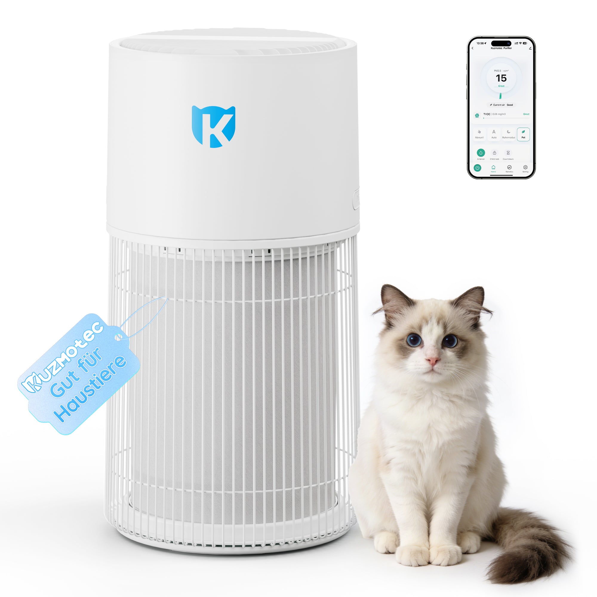 AirGuard 1 Anti-Allergen-Luftreiniger für Haustiere