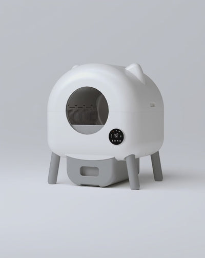 CozyClean Lite – ideale automatische Katzentoilette für Einzelkatzen